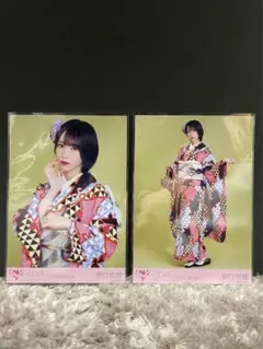 野口衣織 2025振袖生写真 直筆 野口衣織 振袖 2025 生写真 着物 イコラブ いおり コンプ - メルカリ