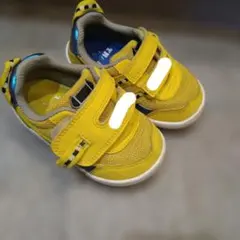IFME イエロー スニーカー 反射ストラップ付き　13.5 イフミー