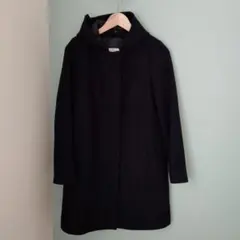 期間限定価格　GLOBAL WORK フード付きウールコート　ネイビー