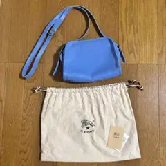 美品 イルビゾンテ ショルダーバッグ グレージュ デカロゴ ワン 