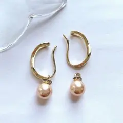 ❤️お得セット❤️ 2way♪ ゴールドイヤーカフ & パールカフチャーム　両耳用