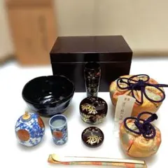 茶道具 古帛紗 荒磯金襴 袋師 12代 土田友湖 共箱 裏千家 - メルカリ