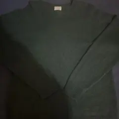 ま*。様 L.L.Bean ウールセーター　緑
