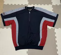 【美品】ミズノ ビクトリーステージ 野球 ハーフジップ ジャケット 練習着 O