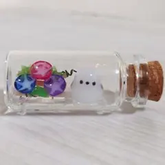 夜明け前 - 乗っかり猫の空玉レジン オブジェ ネックレス キーホルダー