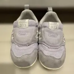 New Balance 313 14cm ライトパープル ベルクロスニーカー