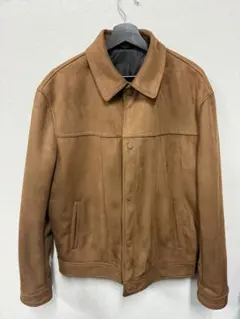 ZARA スエード調 ジャケット ブラウン XL