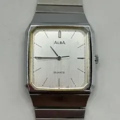 ALBA アルバ V515-5290 クォーツ 腕時計 スクエア 白 文字盤のサムネイル