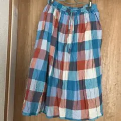 D*g*y チェック柄　ロングスカート