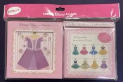 東京ディズニーリゾート　ディズニープリンセスのドレスが折れるメモセット　値下げ中