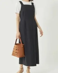 ユナイテッドアローズ　グリーンレーベル　ネイビーサロペット