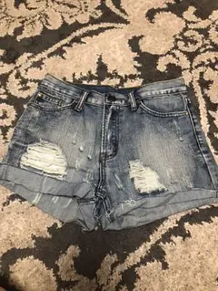 one wayデニムショートパンツ