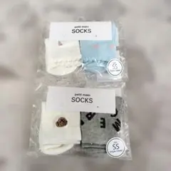petit main ベビー靴下 4足セット SS