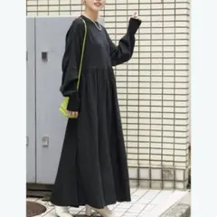 FREAK'SSTOREフリークスストア ウエストギャザーフレアマキシワンピース