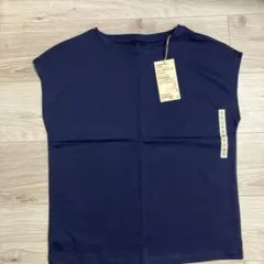 フレンチスリーブ Tシャツ S ネイビー