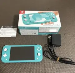 Nintendo Switch Lite ターコイズ 本体 充電器付き箱付き