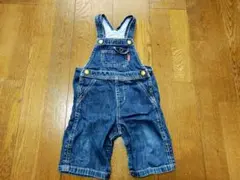 MIKI HOUSE デニムオーバーオール M 80 90