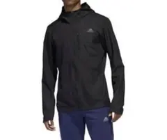 adidas ウィンドブレーカー　M 黒　防寒 防風　ランニング　ウォーキング
