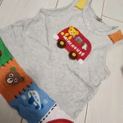 ミキハウス　タンクトップ　立体