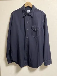 ポストオーバーオールズ カバーオール NAVY デニム L 2114F-10DI Post