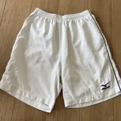 Mizuno ホワイトショートパンツ　ユニセックスM バドミントン