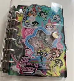 パワパフA7シャカシャカノート カードケースバインダー シール帳 カバー付