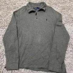 ハーフジップニット