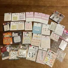 ネイルパーツ・ネイルシールセット　34点！