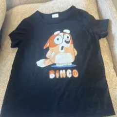 Bingoキャラクター Tシャツ 黒