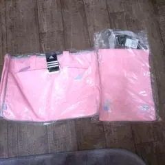adidas ピンク トートバッグ 2点セット