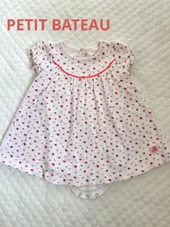 プチバトー花柄コットンワンピース