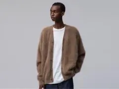 ロンハーマン ラクーン ファー ニットカーディガン ベージュ size S