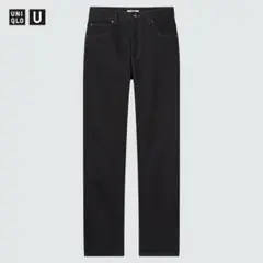 UNIQLO U レギュラーフィットストレートハイライズジーンズ