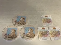 【新品未使用】ダッフィー コースター /シール3枚セット