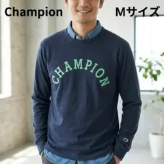 Champion チャンピオン ロンT アーチロゴ ネイビー C3-T401 M