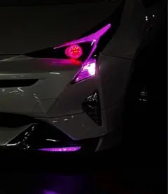 50プリウス ウインカーポジション パープル ピンク ポン付け ワンオフ 50プリウス ウインカーポジション パープル ピンク ポン付け可能