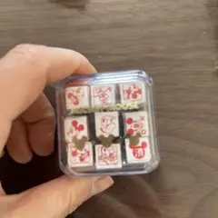 中古品　ビバリー ディズニー ミッキーマウス スタンプ チェックスタンプ
