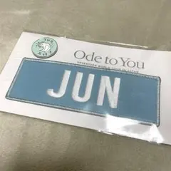 《美品》SEVENTEEN：JUN ピンバッジ　ネームワッペン
