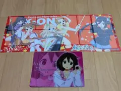 けいおん　マウスパッド　マルチクロス　2点セット