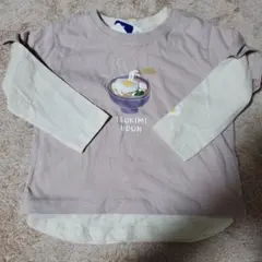 TSUKIMI UDON 長袖Tシャツ 薄紫色