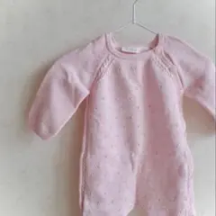 next baby 長袖 ニット ロンパース 60