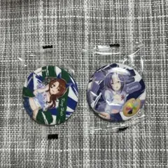 ウマ娘 ナムコ コラボ ガチャガチャ 缶バッジ シーザリオ キングヘイロー