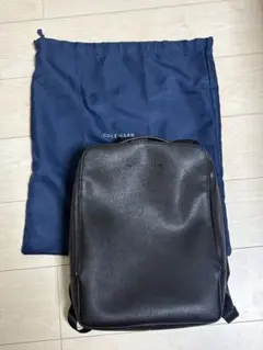【美品】COLE HAAN スローンバックパック　サフィアーノレザー　ブラックのサムネイル