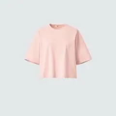 UNIQLO:C コットンオーバーサイズクロップドT