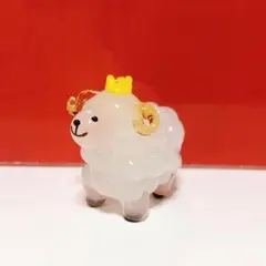 ガラス細工 モコモコひつじ