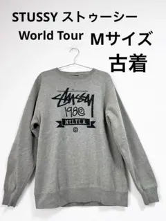 ステューシー STUSSY トレーナー スウェット M グレー ストリート系
