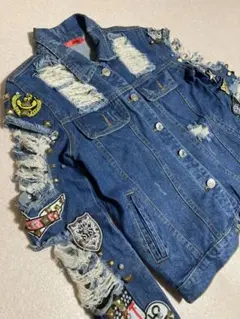 y2k archive Hengsheng Jeans ダメージすぎる装飾デニム
