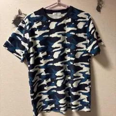 迷彩 青 Tシャツ BROWNY