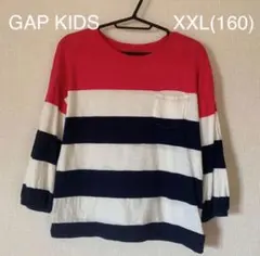 GAP KIDS 七分袖　カットソー　ボーダー　XXL(160)