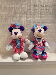 【値下げ】ディズニー ぬいぐるみバッジ ミッキー ミニー パルパルーザ ミニパル